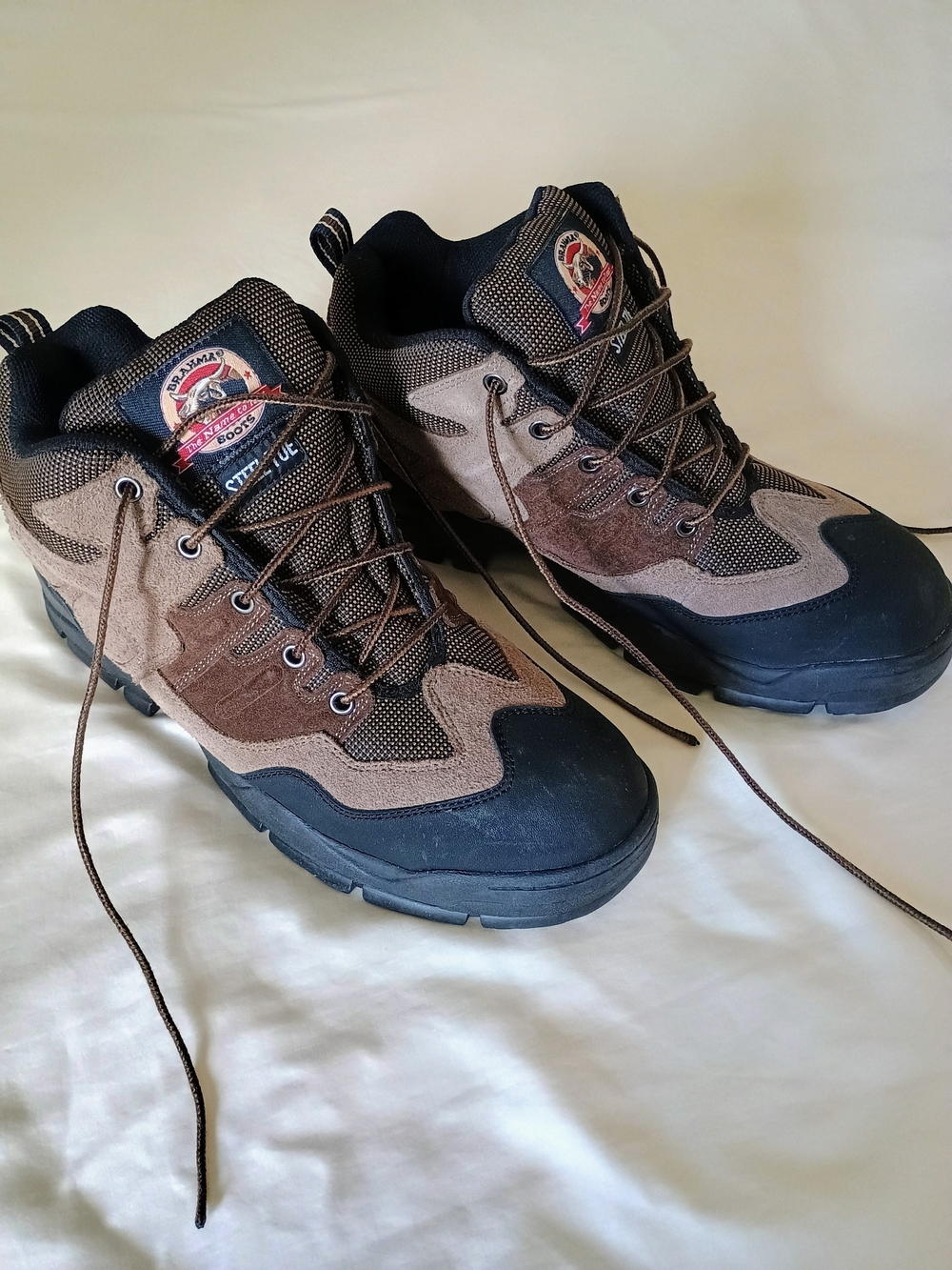 Brahma Brown and Black Men's Work Boots